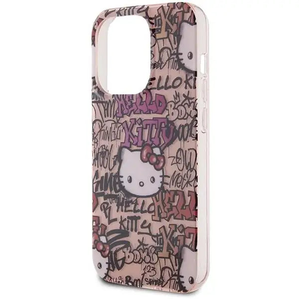 Кейс Hello Kitty IML Tags Graffiti за iPhone 15 Pro