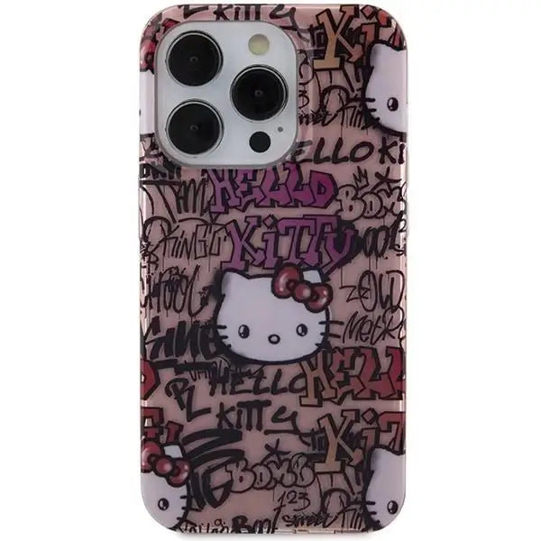 Кейс Hello Kitty IML Tags Graffiti за iPhone 15 Pro
