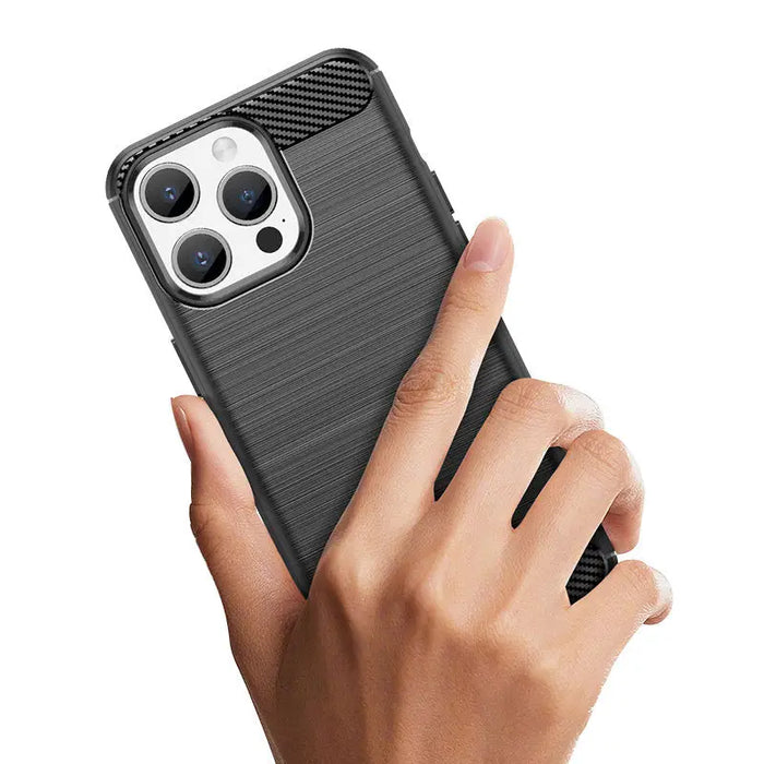 Кейс HQWear Carbon Case за iPhone 15 Pro Max син