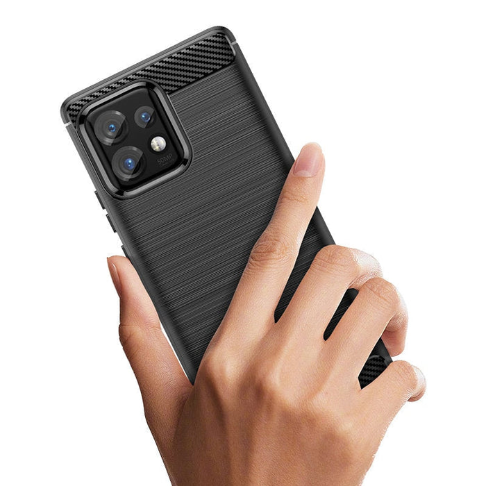 Кейс HQWear Carbon Case за Motorola Edge 40 Pro черен