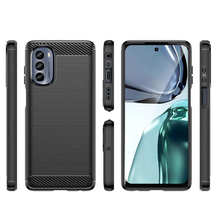 Кейс HQWear Carbon Case за Motorola Moto G62 5G черен