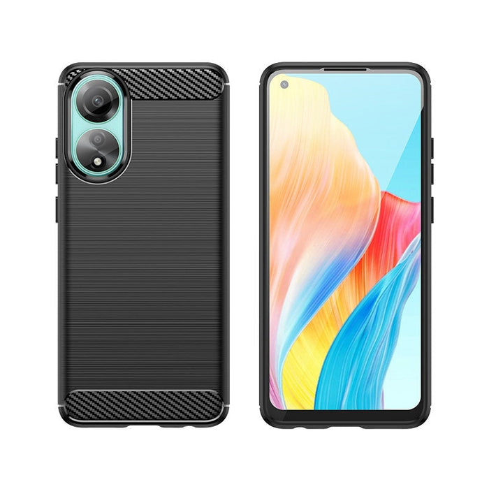 Кейс HQWear Carbon Case за Oppo A78 4G черен