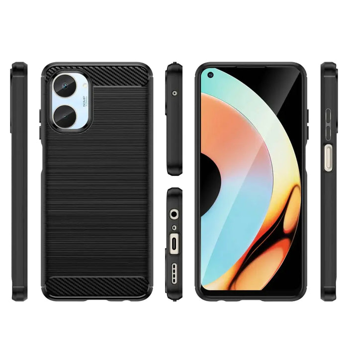 Кейс HQWear Carbon Case за Realme 10 черен
