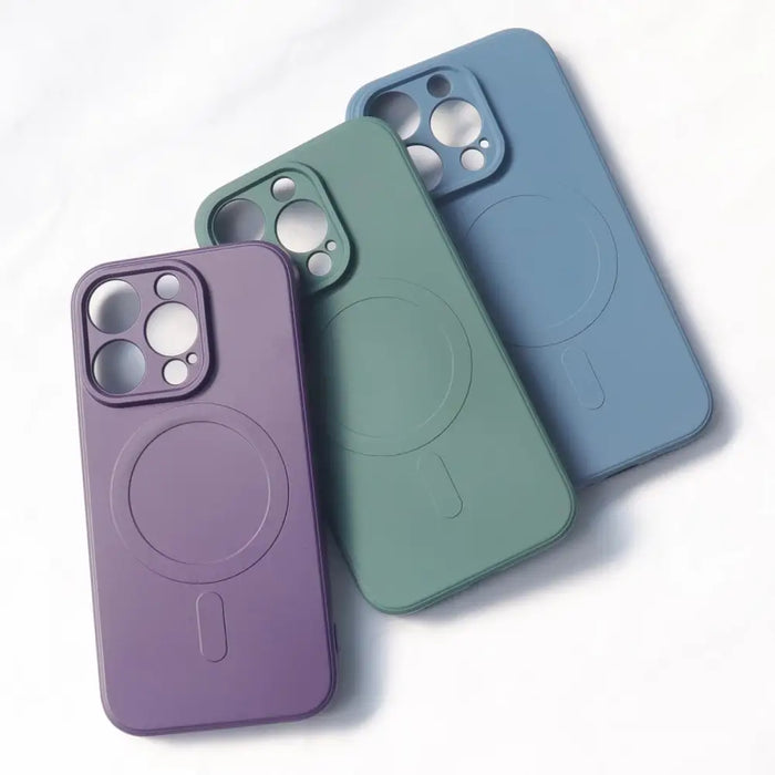 Кейс HQWear Silicone Case MagSafe за iPhone 13 Pro черен