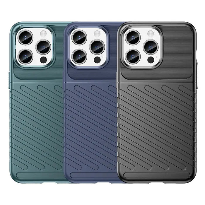 Кейс HQWear Thunder Case за iPhone 15 Pro Max син