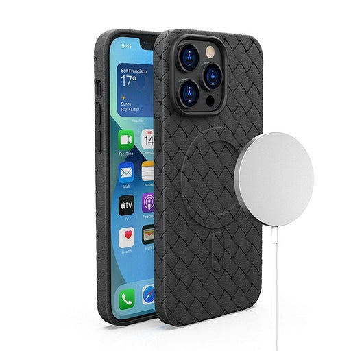 Кейс HQWear Woven Case за iPhone 13 черен