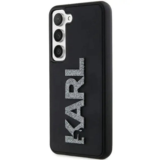 Кейс Karl Lagerfeld 3D Rubber Glitter Logo за Samsung