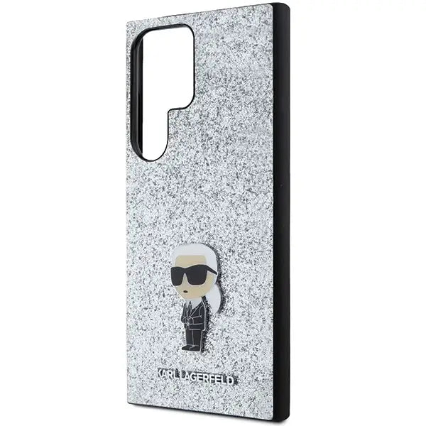 Кейс Karl Lagerfeld Fixed Glitter Ikonik Logo Metal Pin