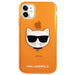 Кейс Karl Lagerfeld Glitter Choupette Fluo за Apple