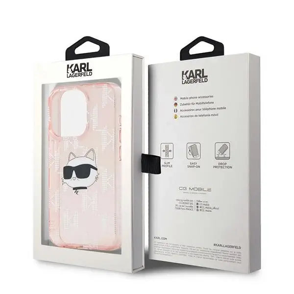 Кейс Karl Lagerfeld IML Choupette Head & Monogram