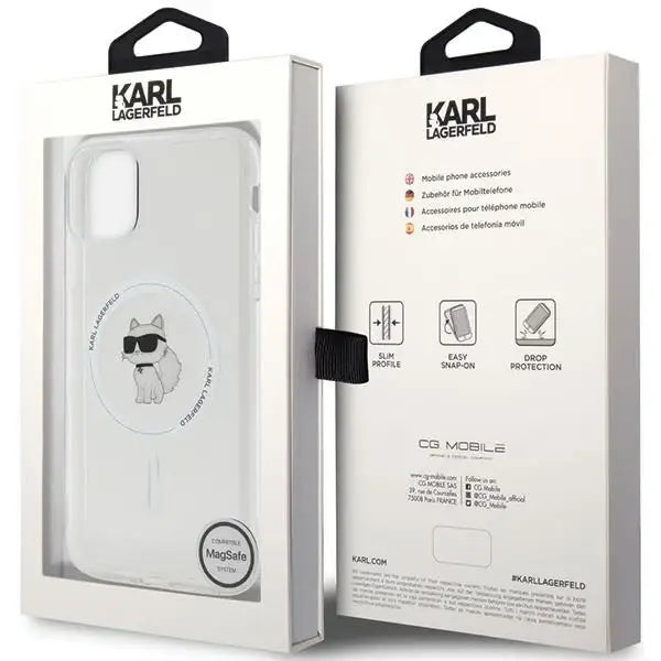 Кейс Karl Lagerfeld IML Choupette MagSafe за iPhone