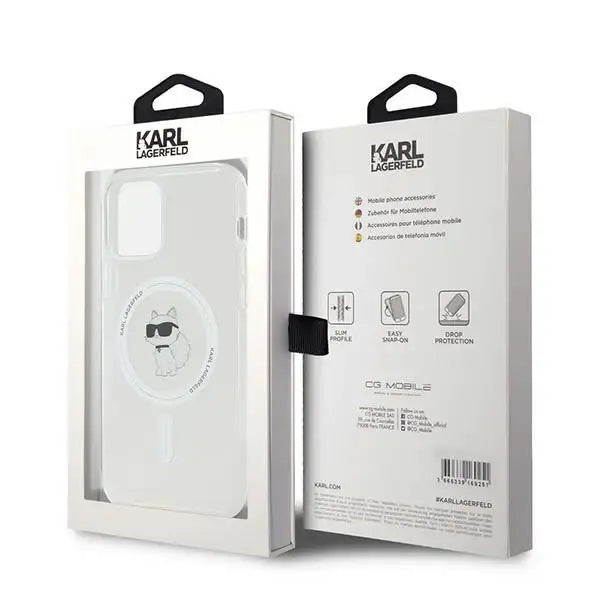 Кейс Karl Lagerfeld IML Choupette MagSafe за iPhone