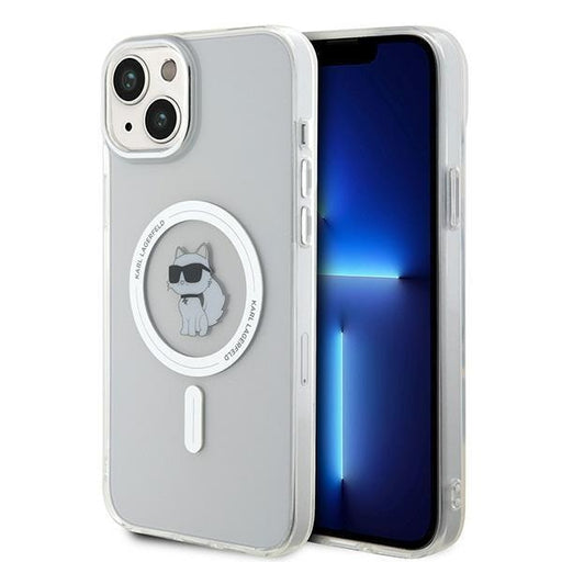 Кейс Karl Lagerfeld IML Choupette MagSafe за iPhone 15 Plus