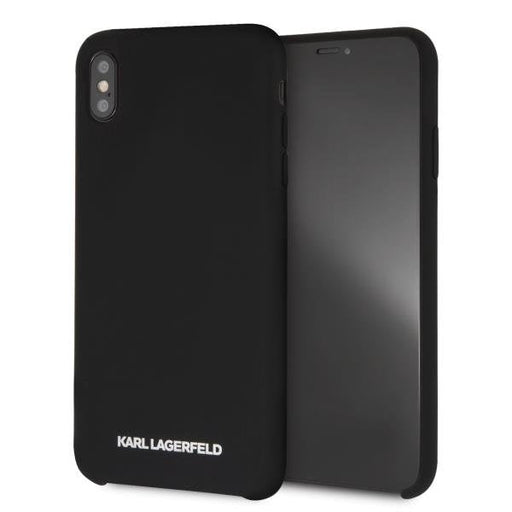 Кейс Karl Lagerfeld KLHCI65SLBKS за iPhone Xs Max твърд