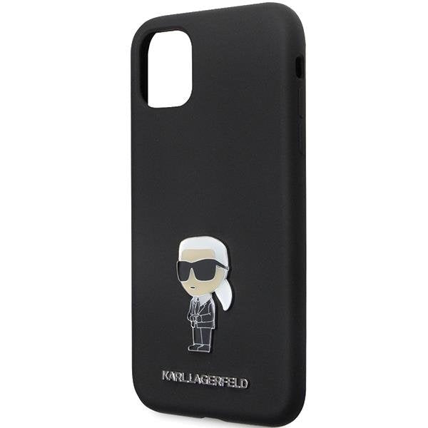 Кейс Karl Lagerfeld KLHCN61SMHKNPK за iPhone 11 / Xr черен