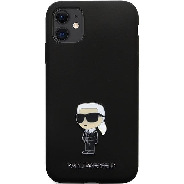 Кейс Karl Lagerfeld KLHCN61SMHKNPK за iPhone 11 / Xr черен