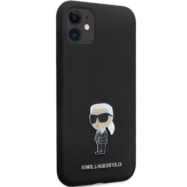 Кейс Karl Lagerfeld KLHCN61SMHKNPK за iPhone 11 / Xr черен