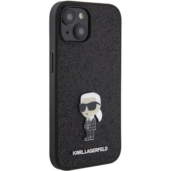 Кейс Karl Lagerfeld KLHCP15SGKNPSK за iPhone 15 6.1 черен /