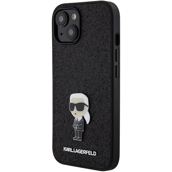 Кейс Karl Lagerfeld KLHCP15SGKNPSK за iPhone 15 6.1 черен /