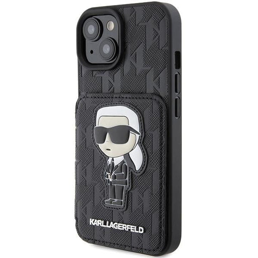 Кейс Karl Lagerfeld KLHCP15SSAKKNSCK за iPhone 15 6.1 черен