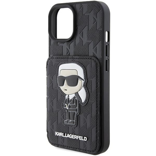 Кейс Karl Lagerfeld KLHCP15SSAKKNSCK за iPhone 15 6.1 черен