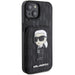 Кейс Karl Lagerfeld KLHCP15SSAKKNSCK за iPhone 15 6.1 черен