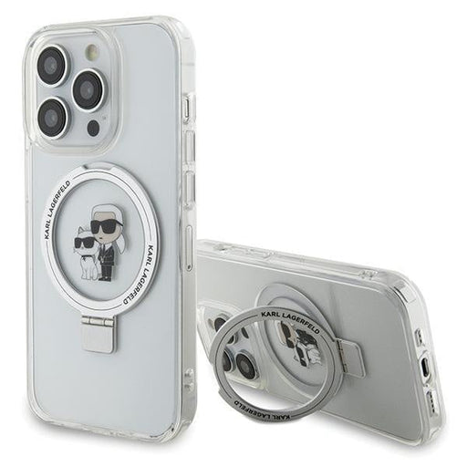 Кейс Karl Lagerfeld KLHMP14LHMRSKCH за iPhone 14 Pro 6.1 бял