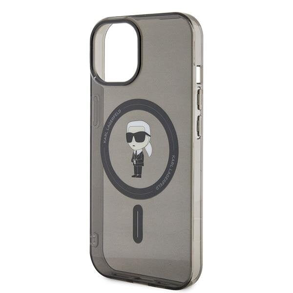 Кейс Karl Lagerfeld KLHMP15SHFCKNOK за iPhone 15 6.1 черен /