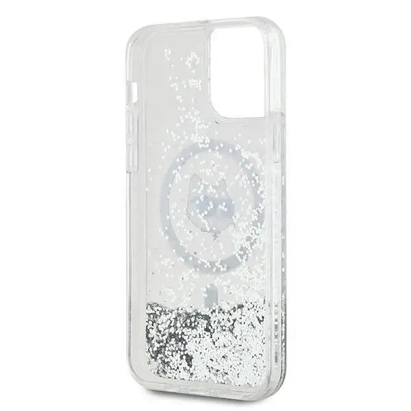 Кейс Karl Lagerfeld Liquid Glitter Choupette Head