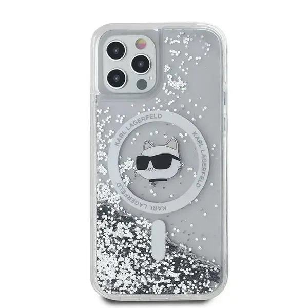 Кейс Karl Lagerfeld Liquid Glitter Choupette Head