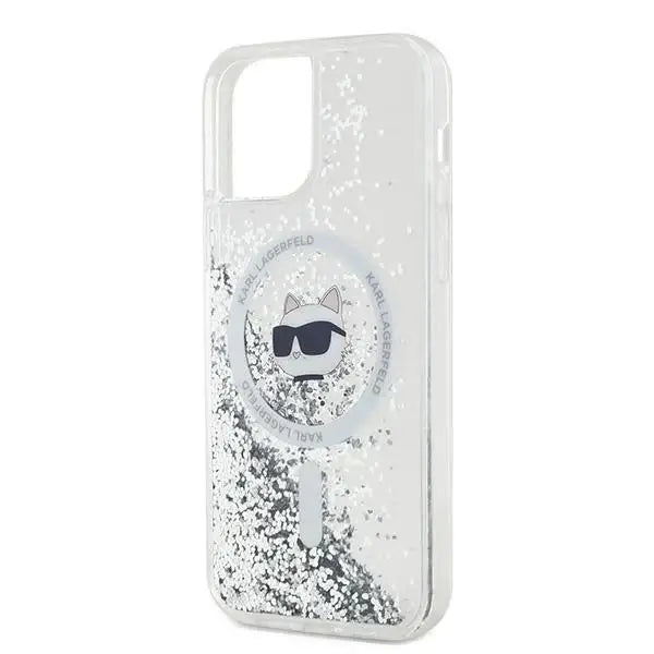 Кейс Karl Lagerfeld Liquid Glitter Choupette Head