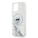 Кейс Karl Lagerfeld Liquid Glitter Choupette Head