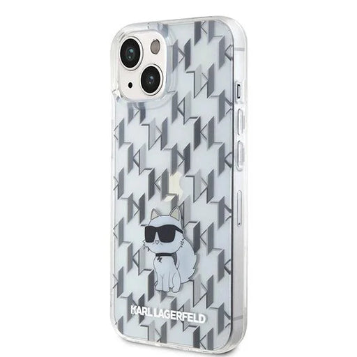 Кейс Karl Lagerfeld Monogram Choupette за iPhone 15