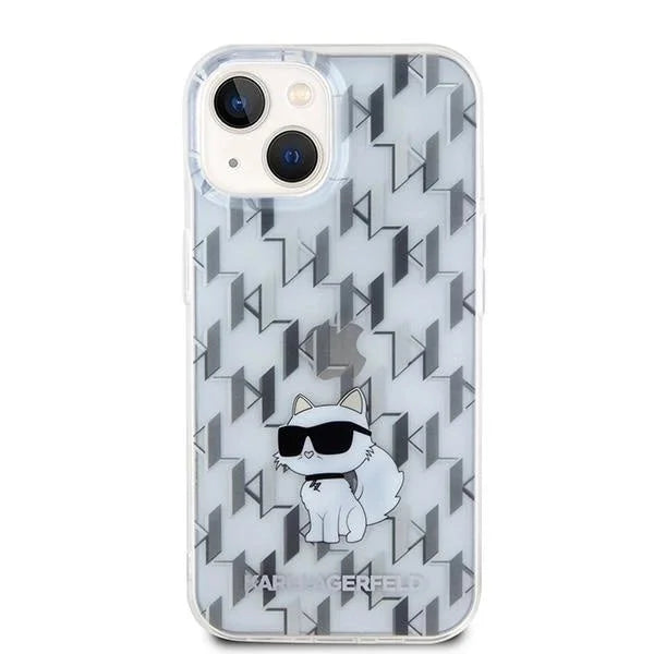 Кейс Karl Lagerfeld Monogram Choupette за iPhone 15