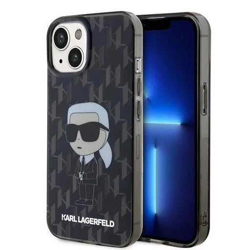 Кейс Karl Lagerfeld Monogram Ikonik за iPhone 15 прозрачен