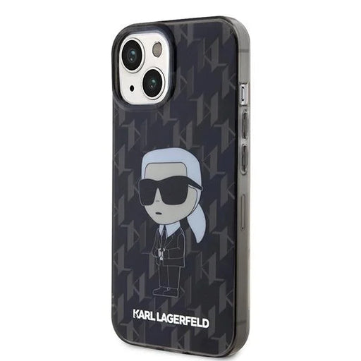 Кейс Karl Lagerfeld Monogram Ikonik за iPhone 15 прозрачен