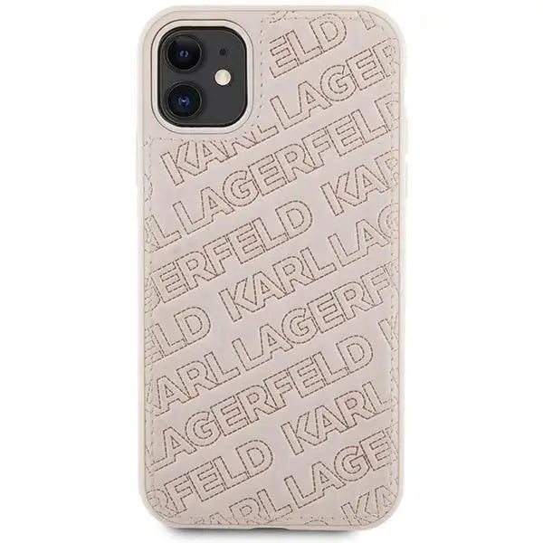 Кейс Karl Lagerfeld Quilted K Pattern за iPhone 11