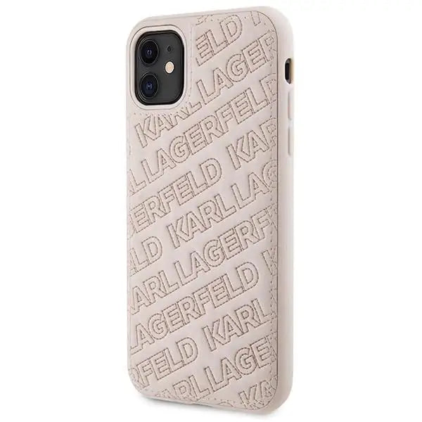 Кейс Karl Lagerfeld Quilted K Pattern за iPhone 11