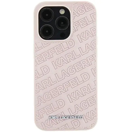 Кейс Karl Lagerfeld Quilted K Pattern за iPhone 15