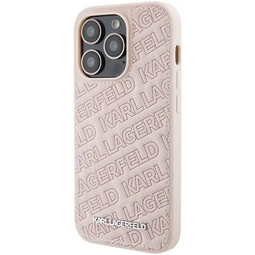 Кейс Karl Lagerfeld Quilted K Pattern за iPhone 15