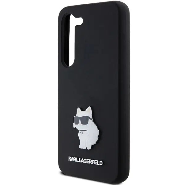 Кейс Karl Lagerfeld Silicone Choupette Metal Pin за