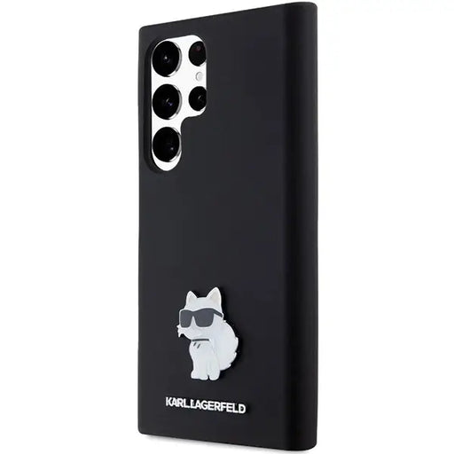 Кейс Karl Lagerfeld Silicone Choupette Metal Pin за