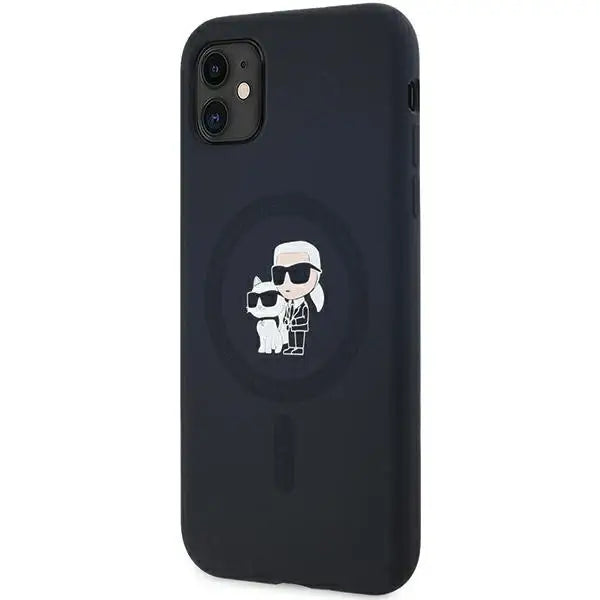 Кейс Karl Lagerfeld Silicone Karl&Choupette MagSafe