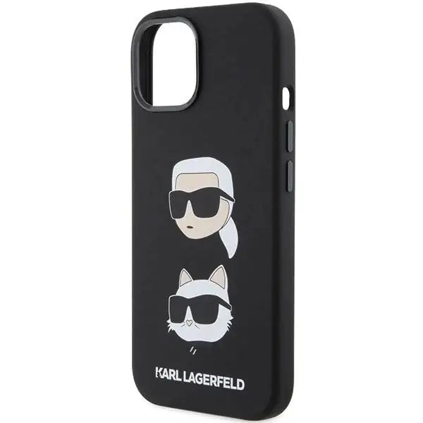 Кейс Karl Lagerfeld Silicone Karl&Choupette Head за