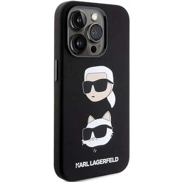 Кейс Karl Lagerfeld Silicone Karl&Choupette Head за