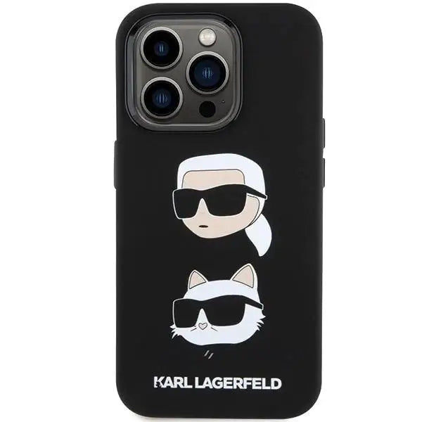 Кейс Karl Lagerfeld Silicone Karl&Choupette Head за