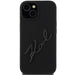 Кейс Karl Lagerfeld Silicone Karl Script за iPhone 15 черен