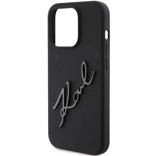 Кейс Karl Lagerfeld Silicone Karl Script за iPhone 15