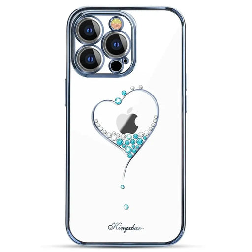 Кейс Kingxbar Wish Series за iPhone 15 Pro син