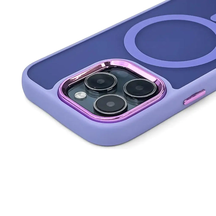 Кейс Magnetic Collection MagSafe за iPhone 16 Pro Max лилав
